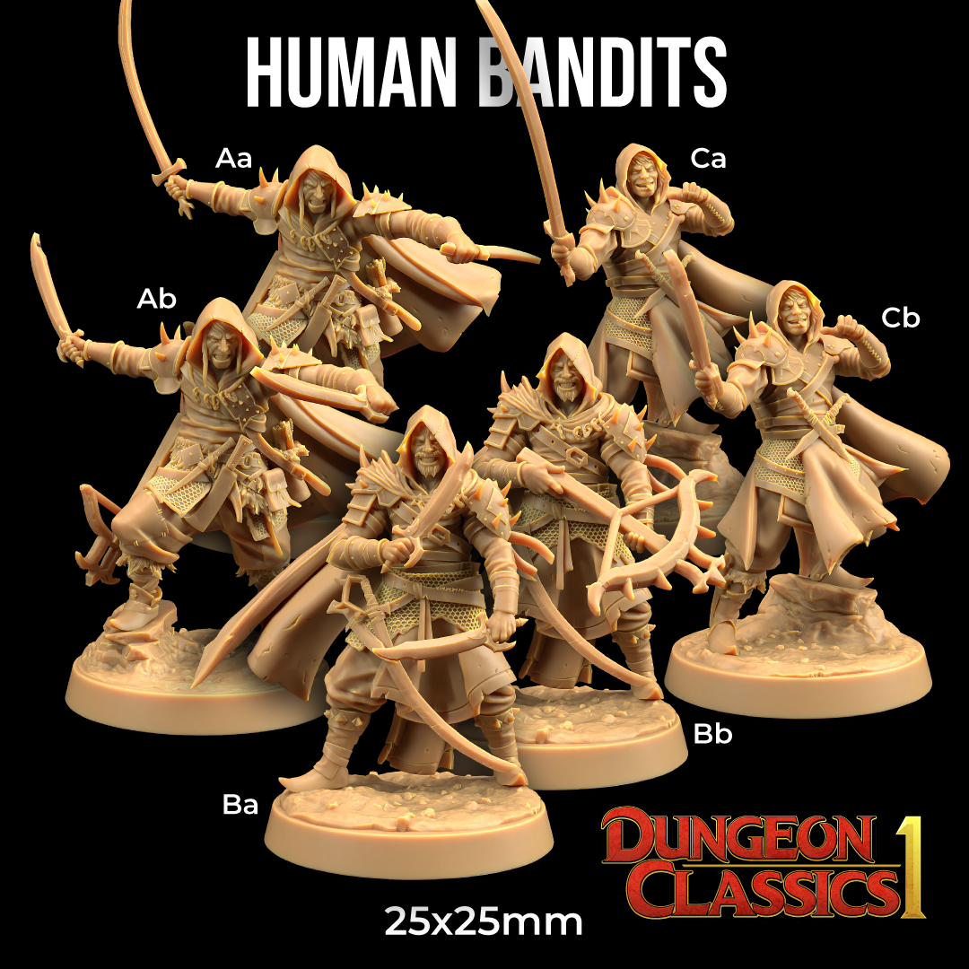 Human Bandits | PRESUPPORTED | Dungeon Classics